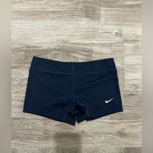 Nike navy volleyball shorts S (spandex, compression shorts)